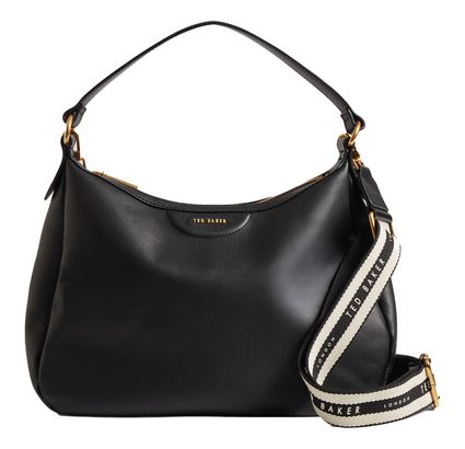 Ted Baker Esiah Webbing Slouchy Hobo Bag Black