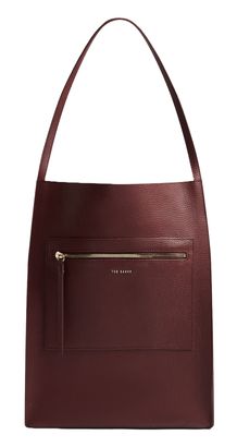 Ted Baker Tammila Soft Slouch Leather Tote Bag Oxblood