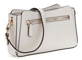 GUESS Rosalba Top Zip Crossbody Bag Cream White