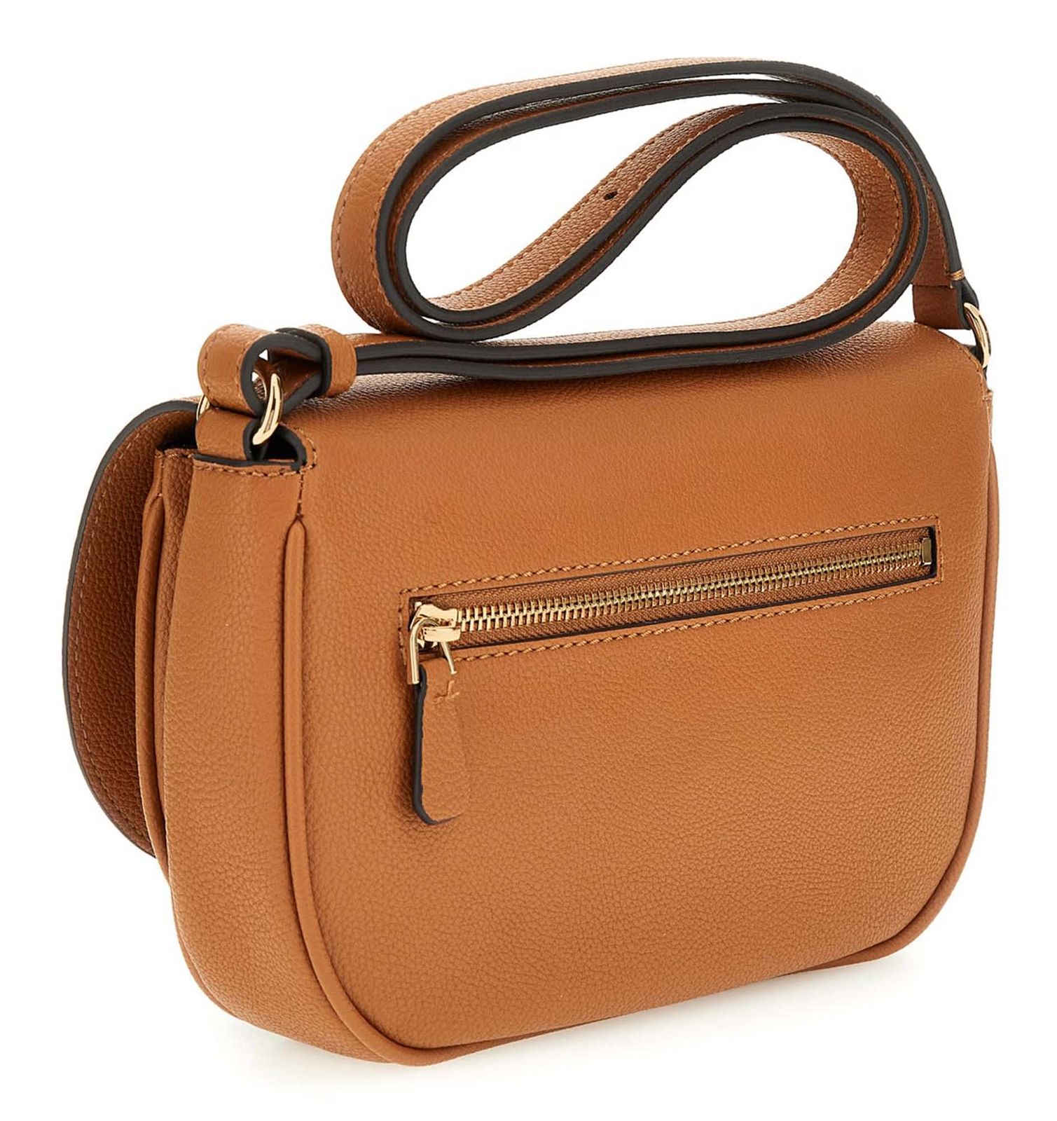 GUESS Calebra Convertible Xbody Flap Bag Cognac GUESS Calebra Convertible Xbody Flap Bag Cognac