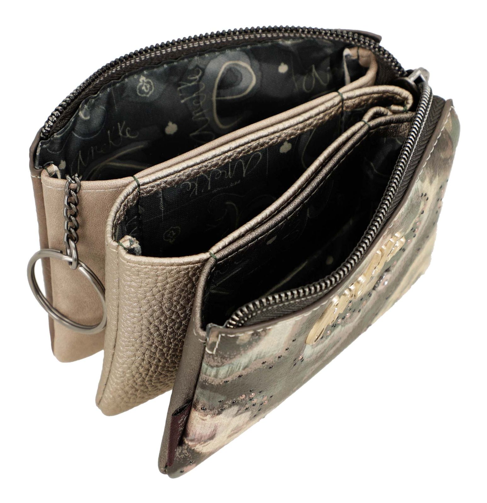 Anekke Manifesto 3 Compartment Purse Multicolor Anekke Manifesto 3 Compartment Purse Multicolor