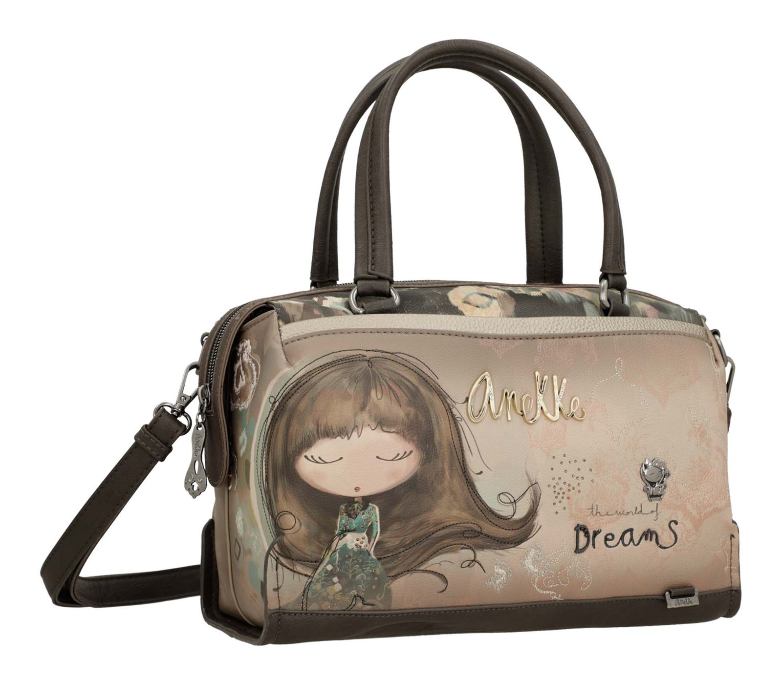 Anekke Real Short Handle Bag M Multicolor Anekke Real Short Handle Bag M Multicolor
