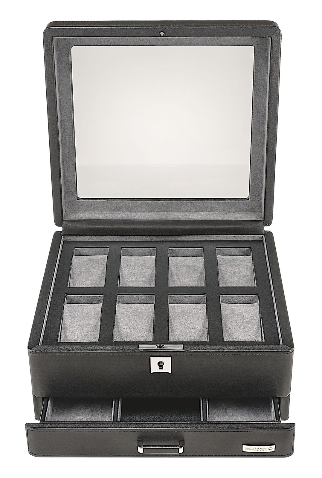 WINDROSE Tempora Watch Box Black WINDROSE Tempora Watch Box Black