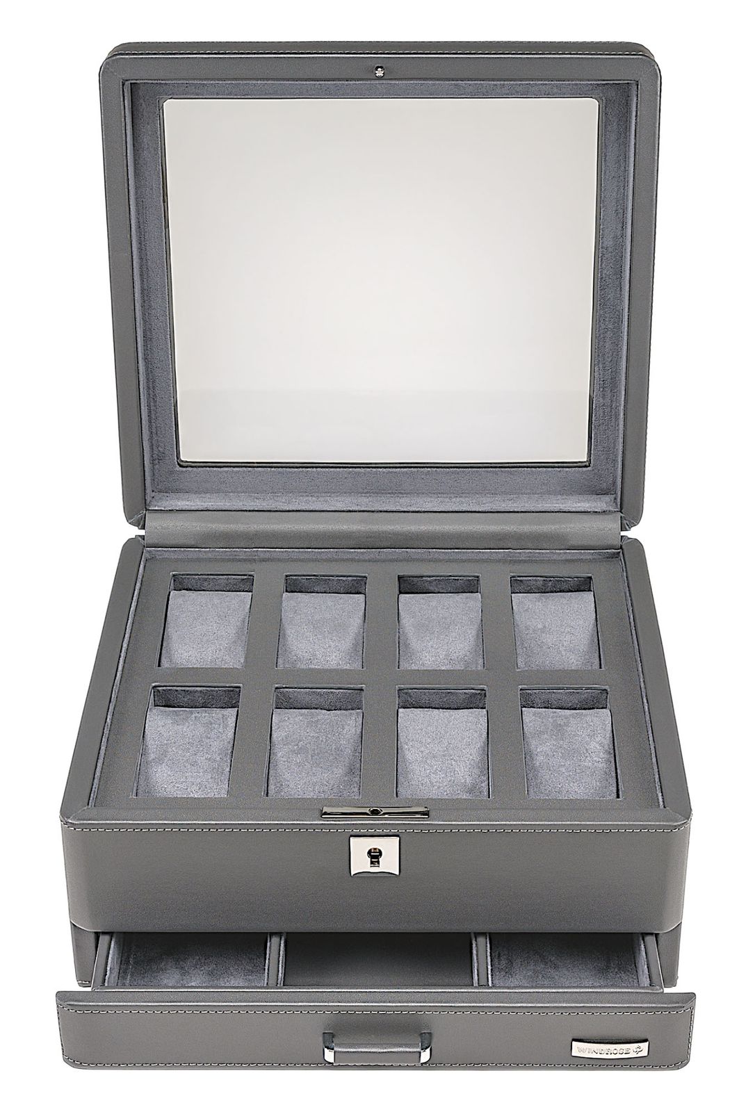 WINDROSE Tempora Watch Box Grey WINDROSE Tempora Watch Box Grey