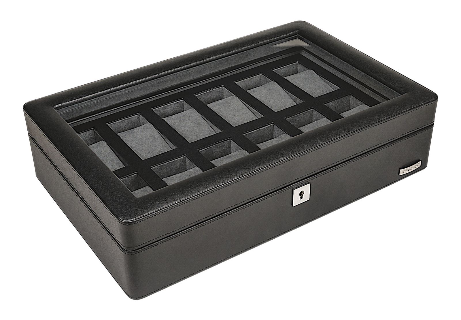 WINDROSE Tempora Watch Box Black WINDROSE Tempora Watch Box Black