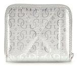 GUESS Aldina SLG Small Zip Around Wallet Silver GUESS Aldina SLG Small Zip Around Wallet Silver