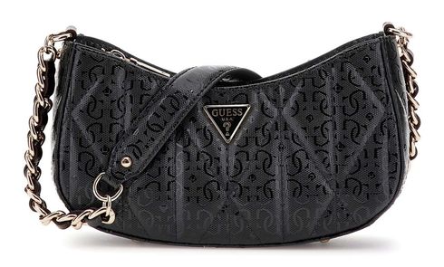 GUESS Aldina Top Zip Shoulder Bag Black