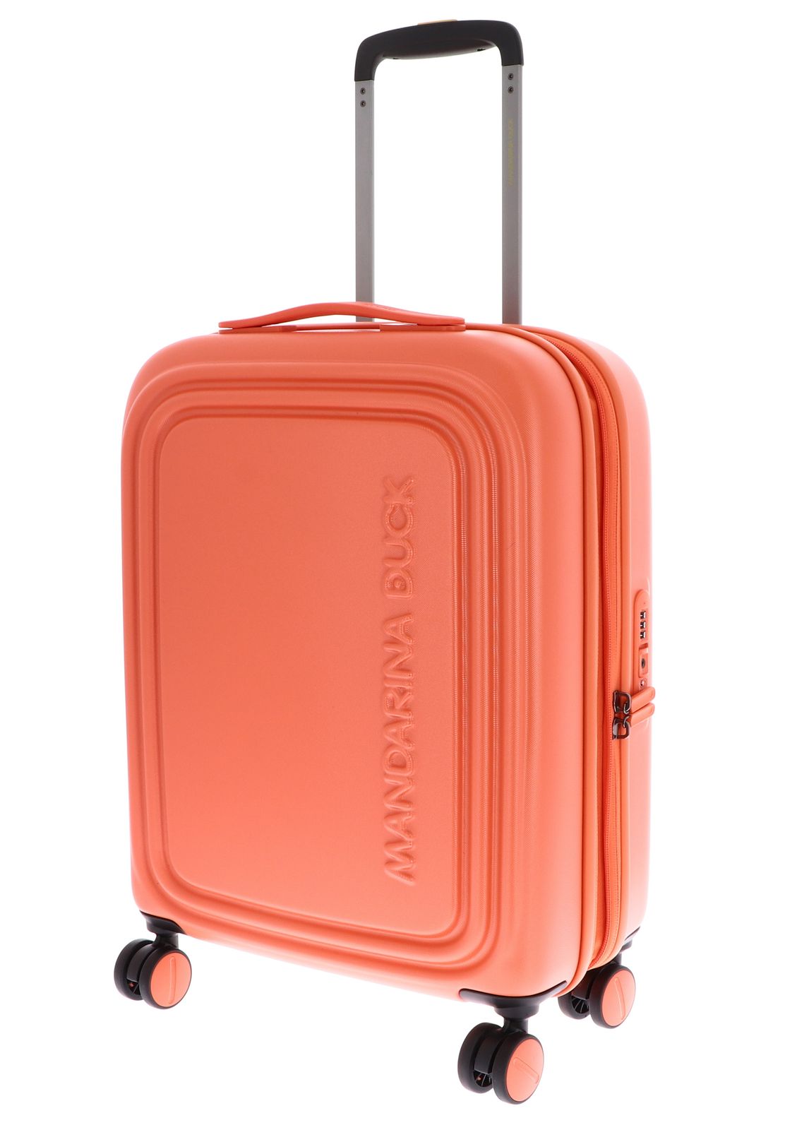MANDARINA DUCK Logoduck + Expandable Cabin Trolley Pumpkin MANDARINA DUCK Logoduck + Expandable Cabin Trolley Pumpkin