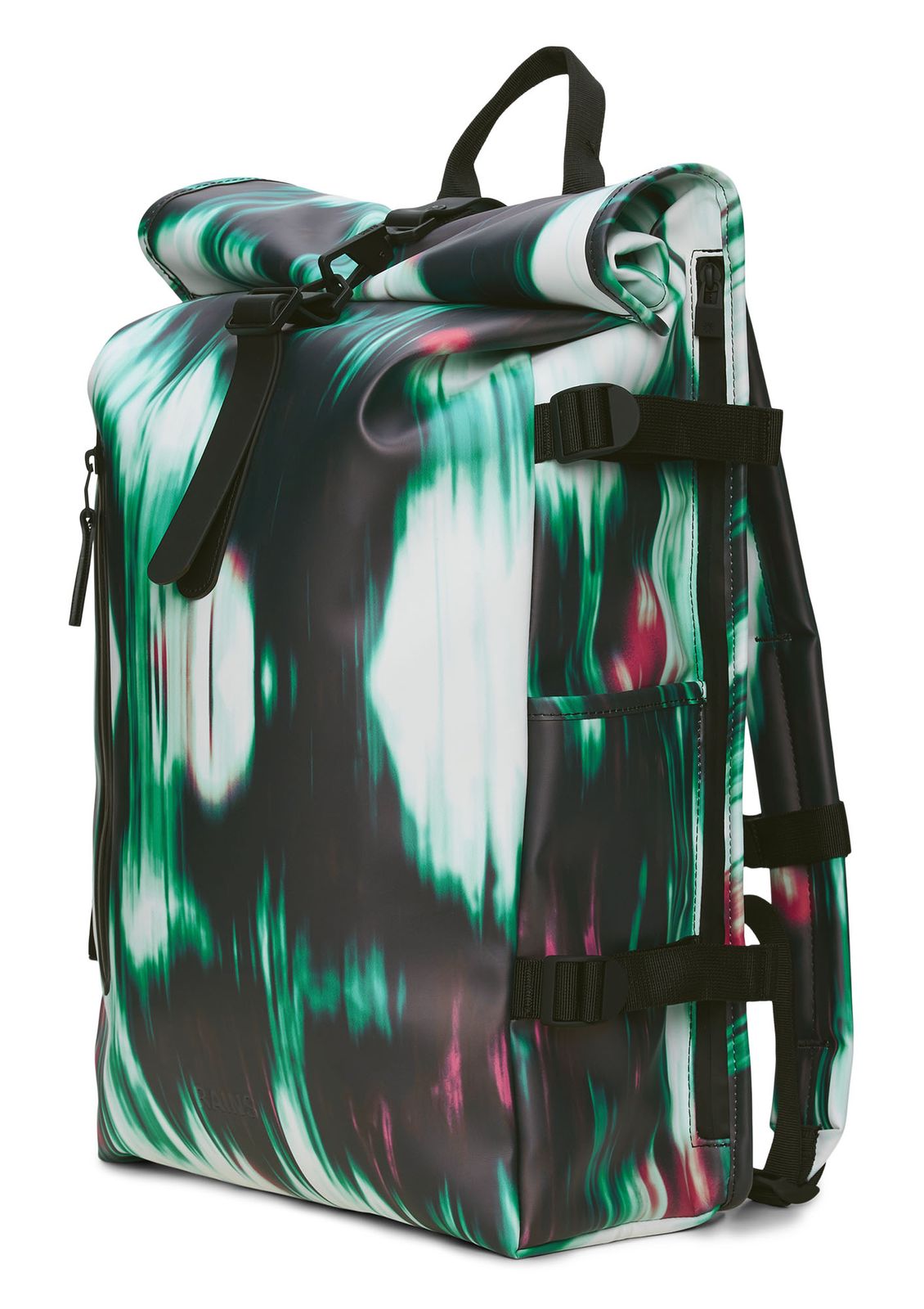 RAINS Rolltop Rucksack Large W3 Blur RAINS Rolltop Rucksack Large W3 Blur