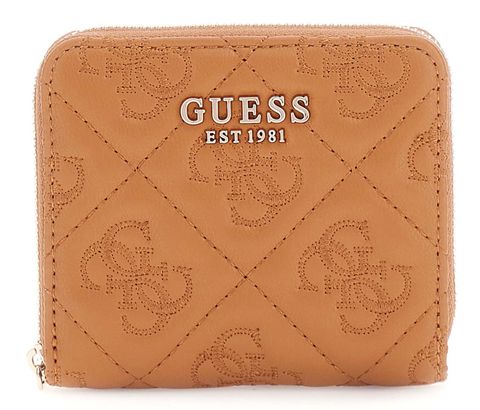 GUESS Adelasia SLG Small Zip Around Wallet Caramel