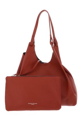 GIANNI CHIARINI Dua Shopping Bag Brick Red - T. Moro
