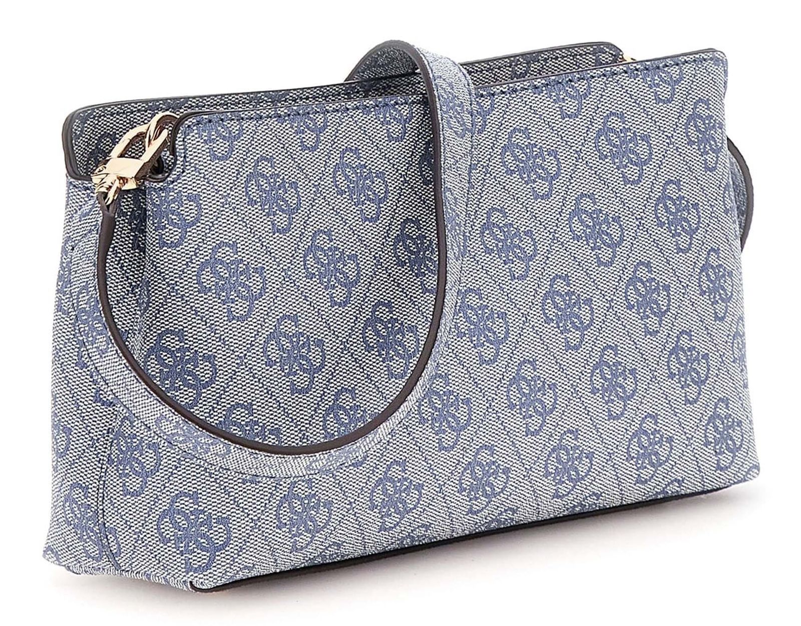 GUESS Katya Crossbody Top Zip Slate Logo GUESS Katya Crossbody Top Zip Slate Logo