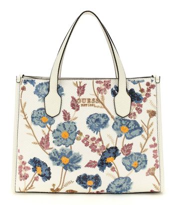 GUESS Zaria Two Compartment Tote Bag Floral Multi