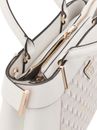 GUESS G Wave II Satchel Bag Stone Logo GUESS G Wave II Satchel Bag Stone Logo