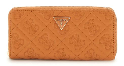 GUESS Adelasia SLG Zip Around Wallet L Caramel