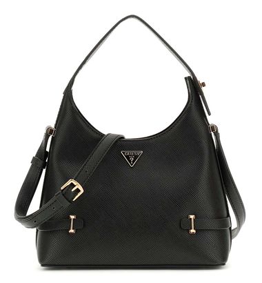 GUESS Rosalba Hobo Crossbody Bag S Black