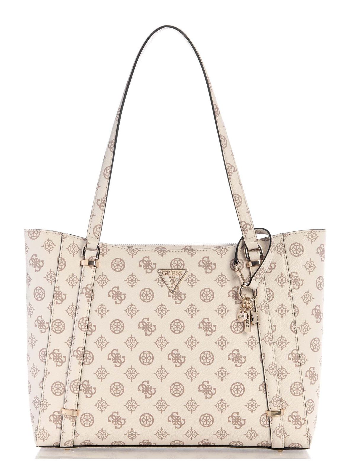 GUESS Daryna II Elite Tote Cream Logo GUESS Daryna II Elite Tote Cream Logo