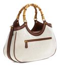 GUESS Zabry Large Bamboo Satchel L Cognac