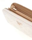 GUESS Adelasia SLG Zip Around Wallet L Cream White GUESS Adelasia SLG Zip Around Wallet L Cream White
