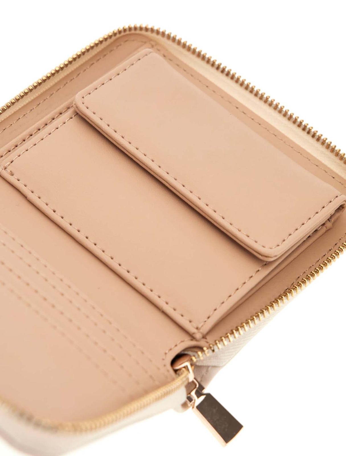 GUESS Talent SLG Small Zip Around Wallet S Cream White GUESS Talent SLG Small Zip Around Wallet S Cream White