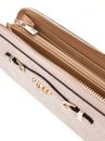 GUESS Katya SLG Large Zip Around Wallet L Rose Water Logo