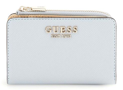 GUESS Laurel II SLG Zip Around Card Case Misty Blue
