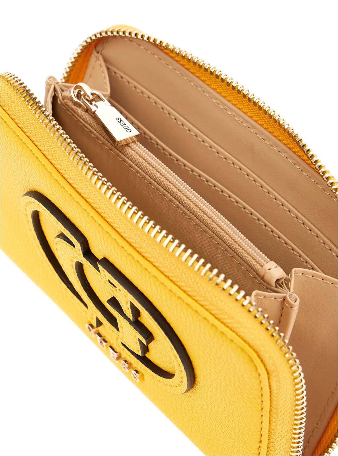 GUESS Calebra SLG Medium Zip Around Wallet M Marigold GUESS Calebra SLG Medium Zip Around Wallet M Marigold