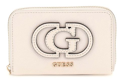 GUESS Calebra SLG Medium Zip Around Wallet M Cream White