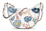 GUESS Zaria Mini Top Zip Shoulder Bag Floral Multi