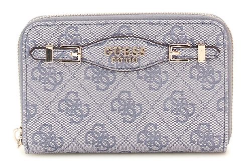 GUESS Katya SLG Medium Zip Around Wallet M Slate Logo