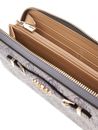 GUESS Katya SLG Large Zip Around Wallet L Slate Logo