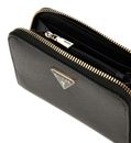 GUESS Rosalba SLG Medium Zip Around Wallet M Black