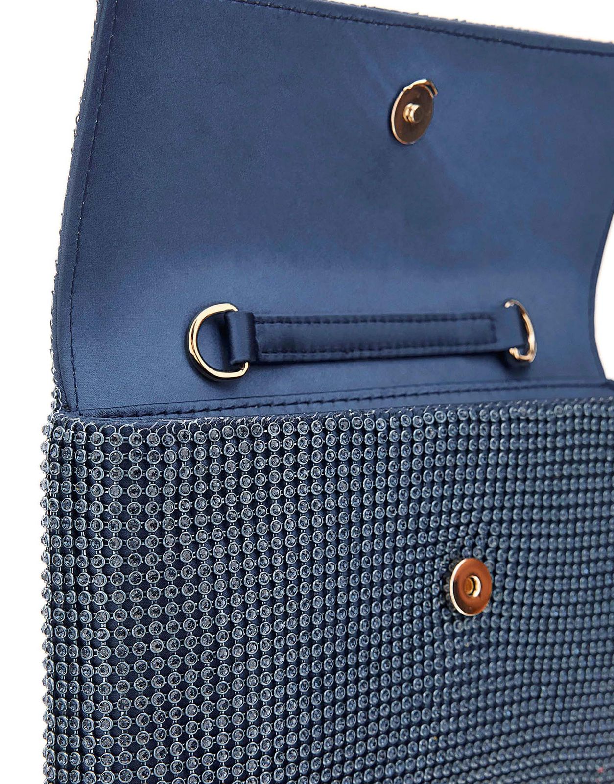 GUESS Zalina Mini Flap Clutch Slate GUESS Zalina Mini Flap Clutch Slate