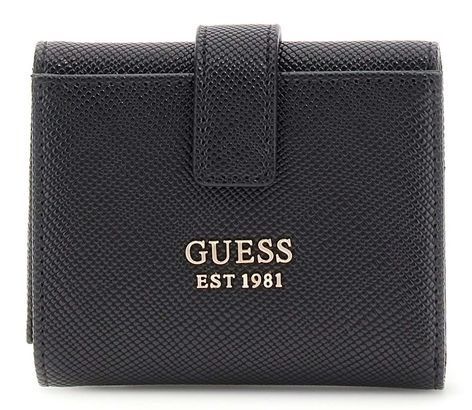GUESS Rosalba SLG Petite Trifold Wallet Black