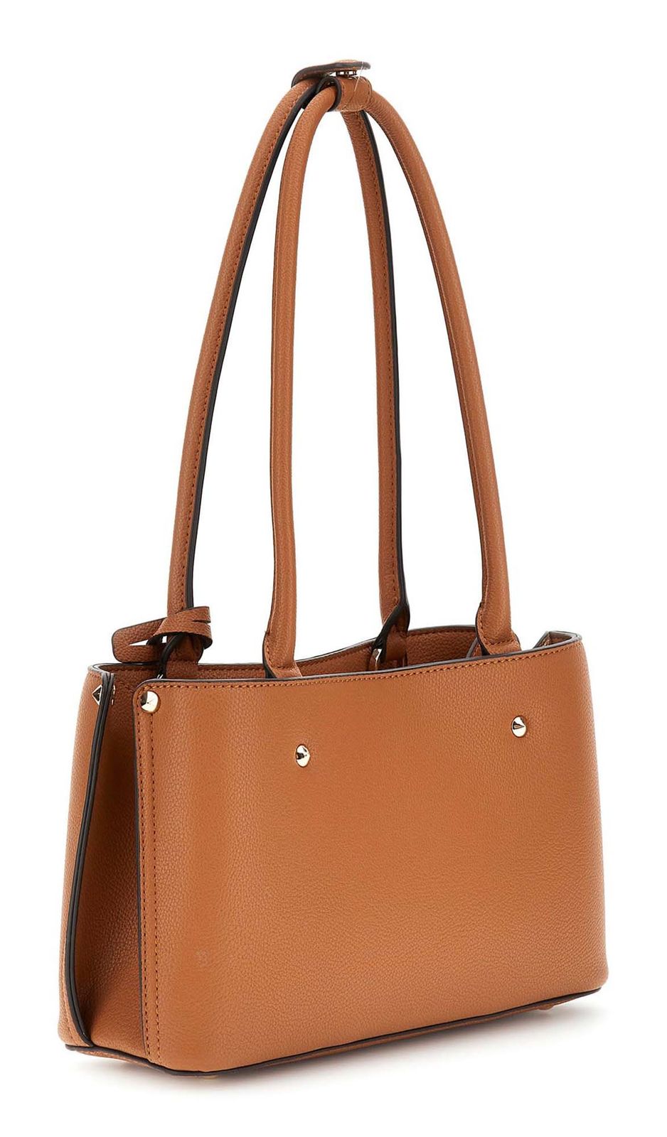 GUESS Meridian II Shoulder Satchel Bag Cognac GUESS Meridian II Shoulder Satchel Bag Cognac