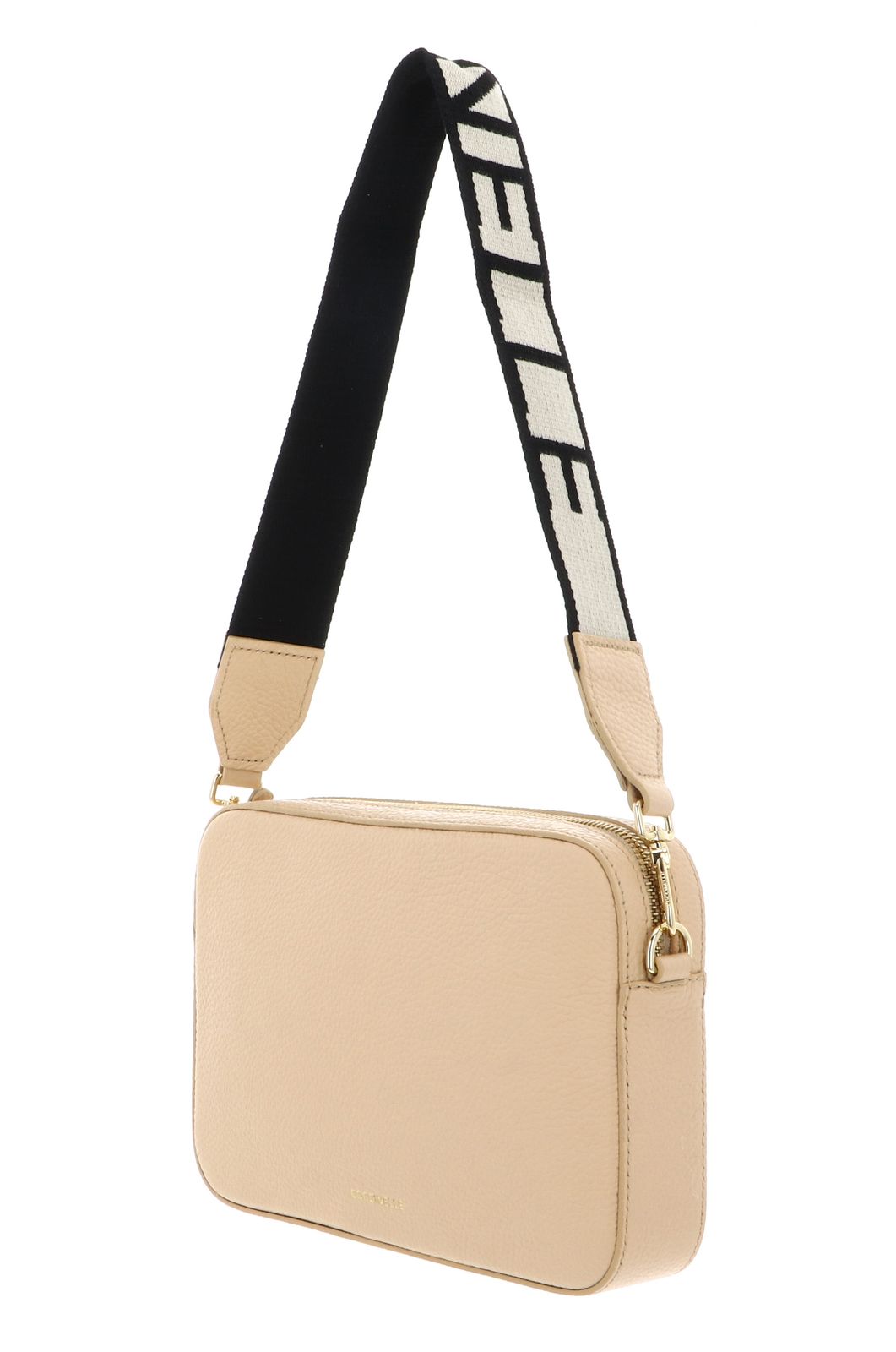 COCCINELLE Tebe Mini Bag Grained Leather Betulla COCCINELLE Tebe Mini Bag Grained Leather Betulla