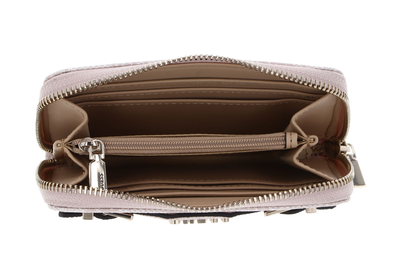 GUESS Katya SLG Medium Zip Around Wallet M Rose Water Logo GUESS Katya SLG Medium Zip Around Wallet M Rose Water Logo