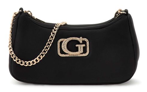 GUESS Prue Mini Top Zip Shoulder Bag Black