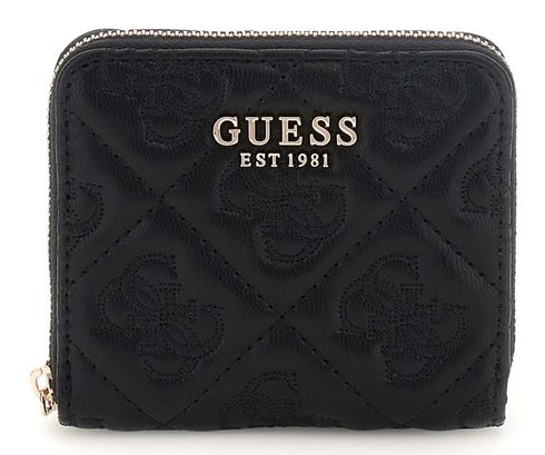 GUESS Adelasia SLG Small Zip Around Wallet Black