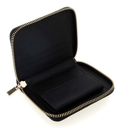 Porte-monnaie GUESS Anning SLG - Petit Zip Autour - Noir - Femme