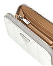 GUESS Aldina SLG Medium Zip Around Wallet Silver GUESS Aldina SLG Medium Zip Around Wallet Silver