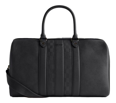 Ted Baker Waylin House Check PU Holdall Bag Black