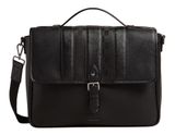Ted Baker Wayvees House Check PU Satchel Briefcase Black Ted Baker Wayvees House Check PU Satchel Briefcase Black