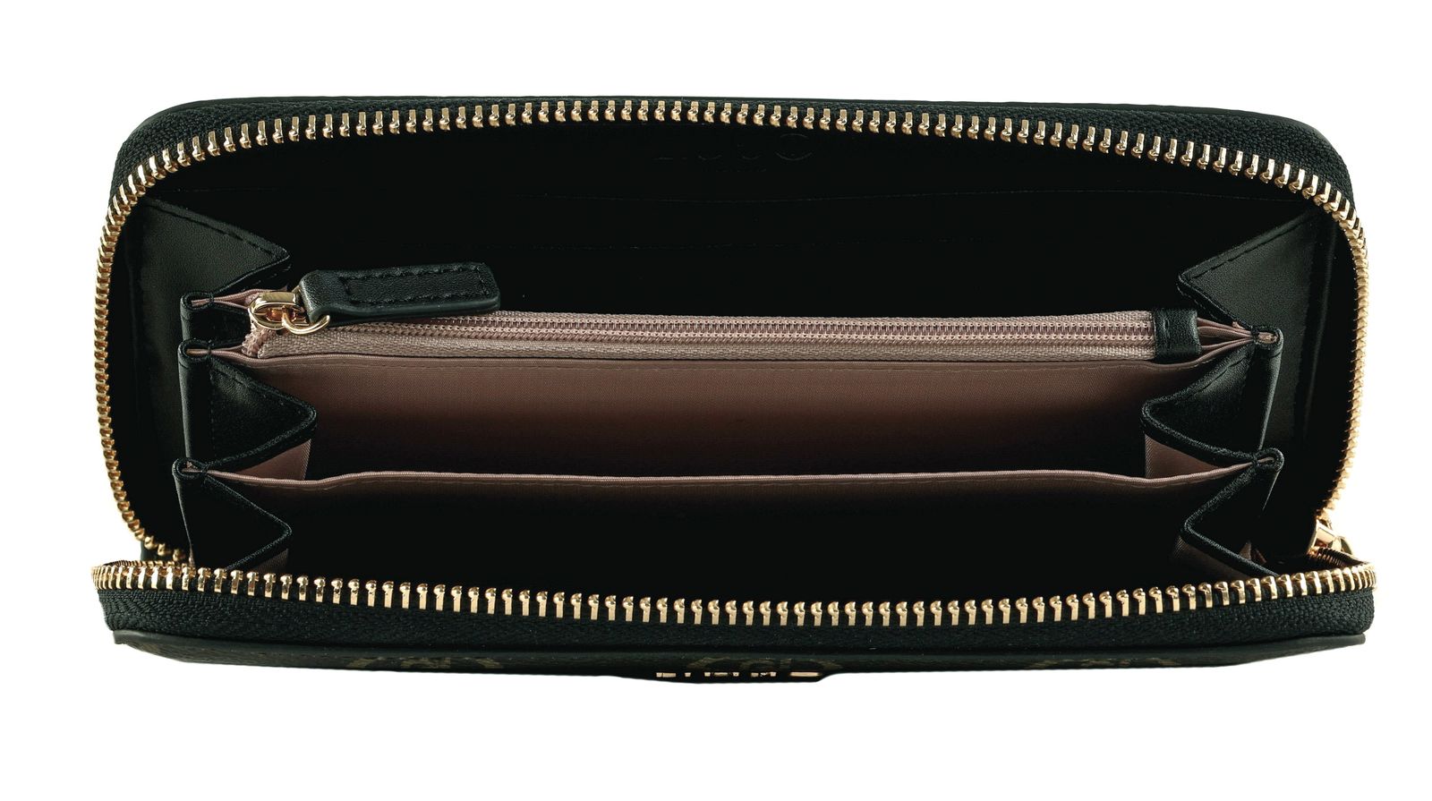 LIU JO Caliwen Zip Around Wallet XL Nero LIU JO Caliwen Zip Around Wallet XL Nero