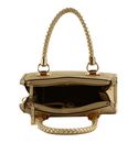 LIU JO Manhattan Satchel Bag S Light Gold