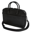 Ted Baker Kenriik Stripe PU Document Bag Black Ted Baker Kenriik Stripe PU Document Bag Black