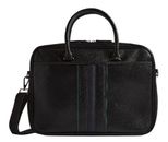 Ted Baker Kenriik Stripe PU Document Bag Black Ted Baker Kenriik Stripe PU Document Bag Black