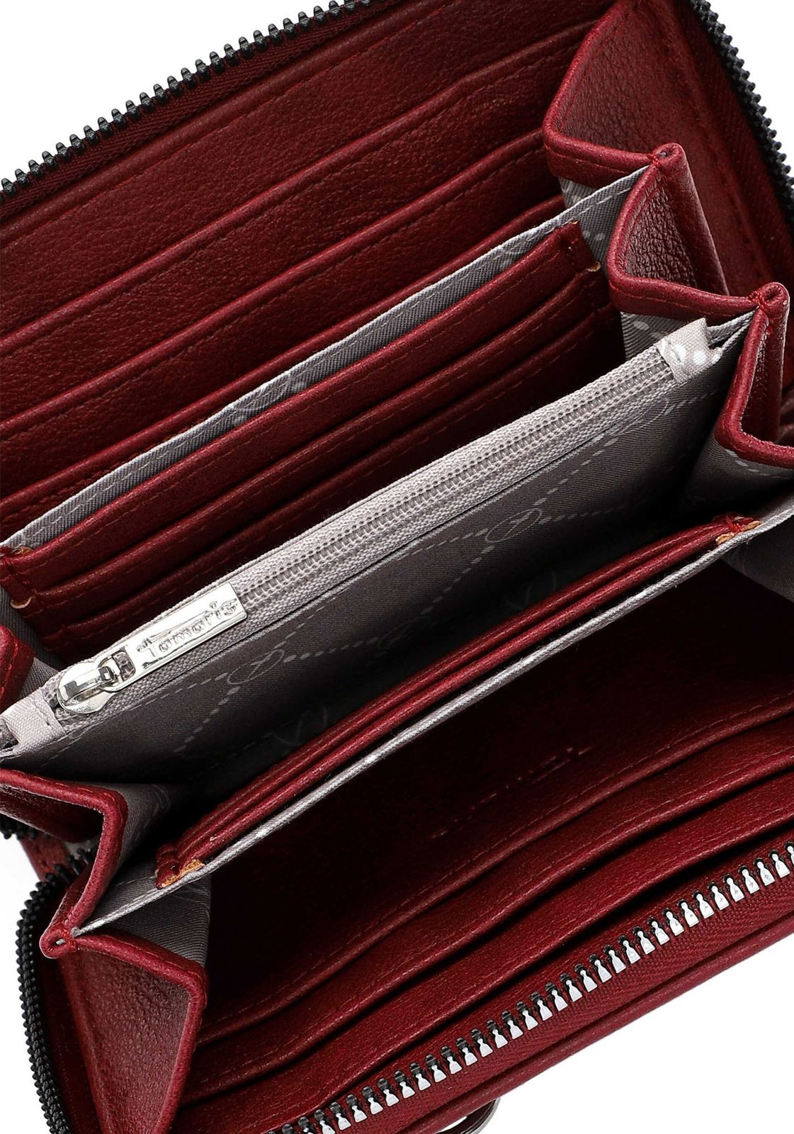 Tamaris Nele Zip Around Wallet Darkred Tamaris Nele Zip Around Wallet Darkred