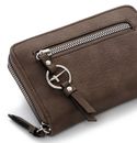 Tamaris Nele Zip Around Wallet Mud