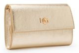 L.CREDI Oliviana Clutch Gold